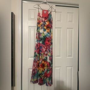 Nicole Miller Colorful Long Dress